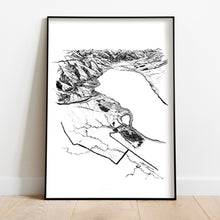 Load image into Gallery viewer, LAKE ŌHAU ART PRINT