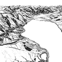 Load image into Gallery viewer, LAKE ŌHAU ART PRINT