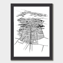 Load image into Gallery viewer, Auckland Art Print Black Classic Frame
