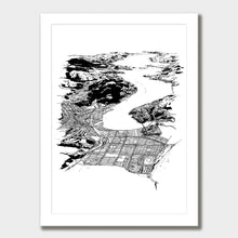 Load image into Gallery viewer, Dunedin Art Print White Classic Frame
