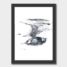 Load image into Gallery viewer, Mt Maunganui Art Print Black Classic Frame
