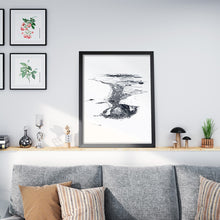 Load image into Gallery viewer, Mt Maunganui Art Print Wall Insitu
