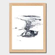 Load image into Gallery viewer, Mt Maunganui Art Print Natural Classic Frame
