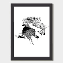 Load image into Gallery viewer, Queenstown Art Print Black Classic Frame
