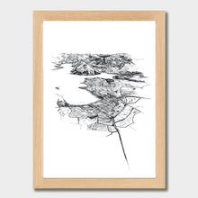 Load image into Gallery viewer, Wanaka Art Print Natural Classic Frame
